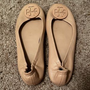 TORY BURCH Minnie Ballet Flats, Sz 8.5